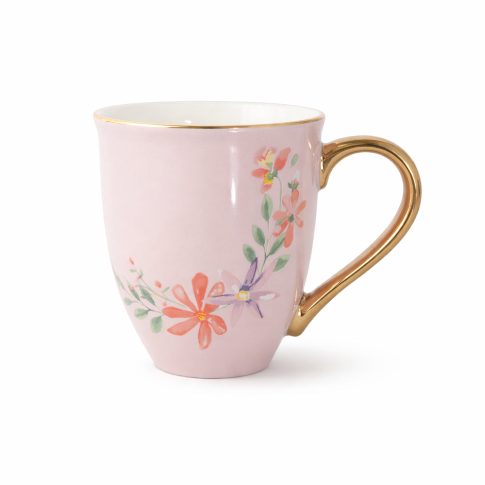 K&Co. Plumberry Series Porcelain Tea Mug - PLUMBERRY